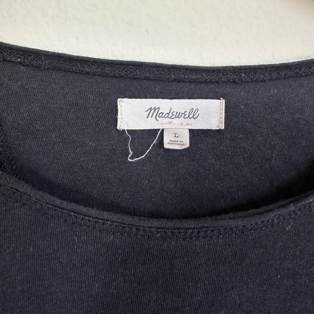 Madewell Linen Blend Relaxed Tee - Picture 2 of 10